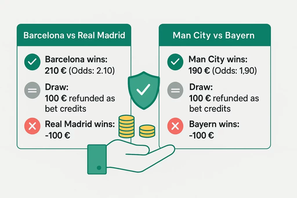 Уpuesta asegurada en Bet365
