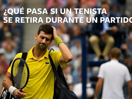 ¿Qué pasa con una apuesta si un tenista se retira durante el partido?